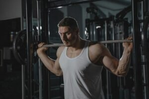 A Man Lifting a Barbell